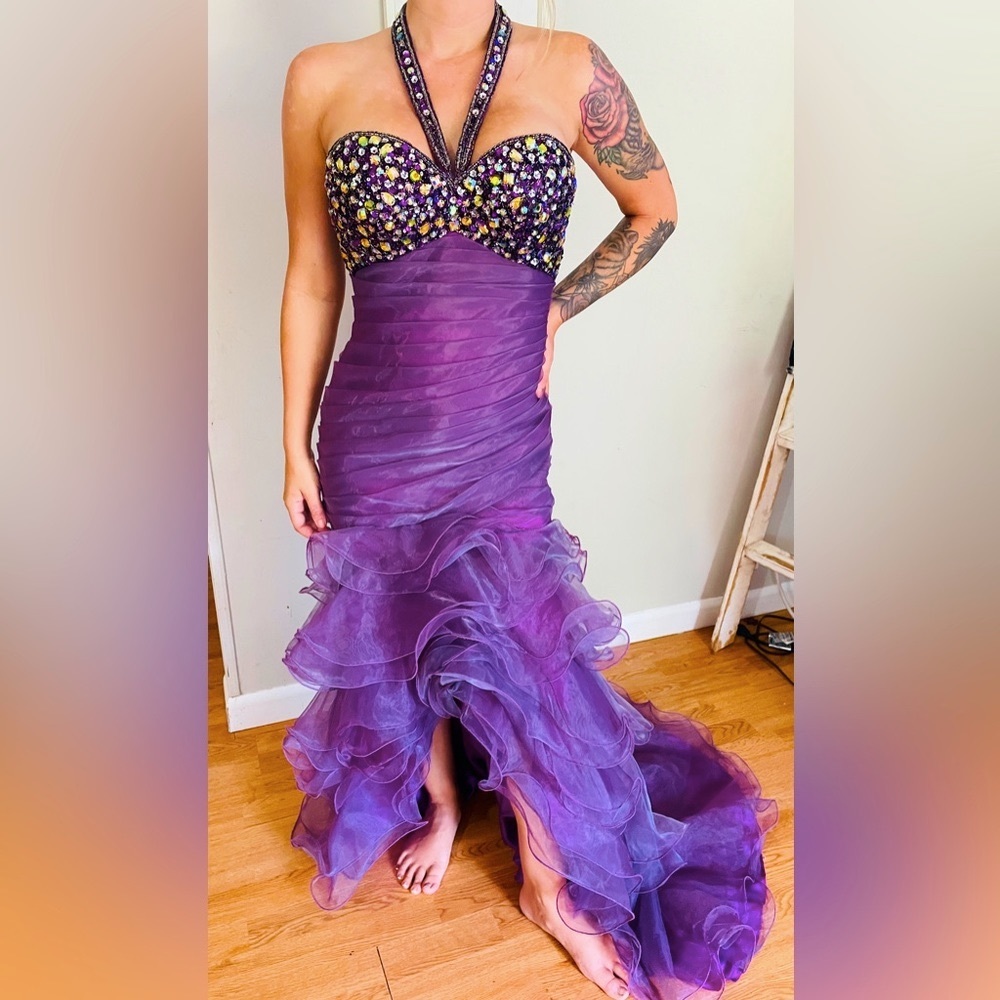 Anny Lee Stunning Hi-low Formal Dress